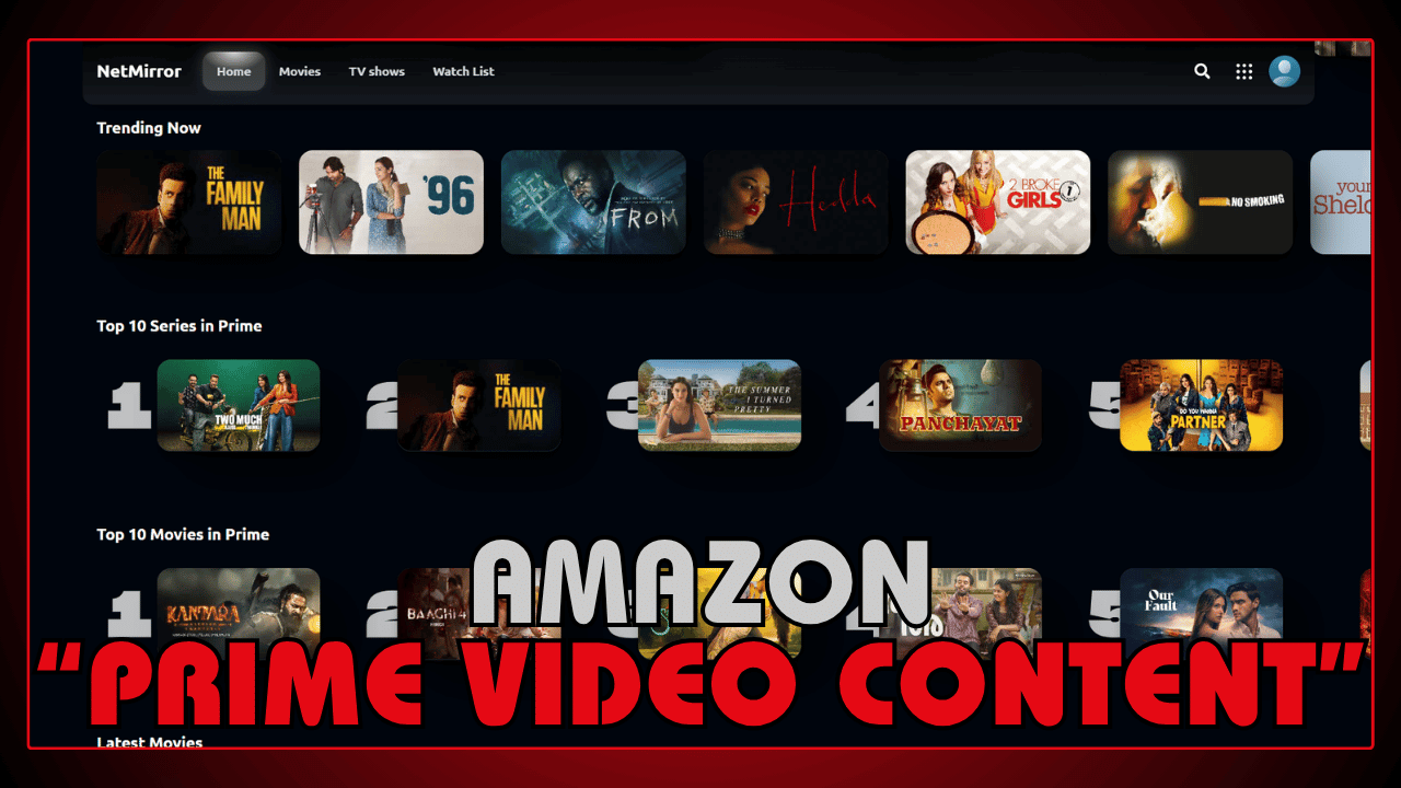 Amazon Prime Video Content