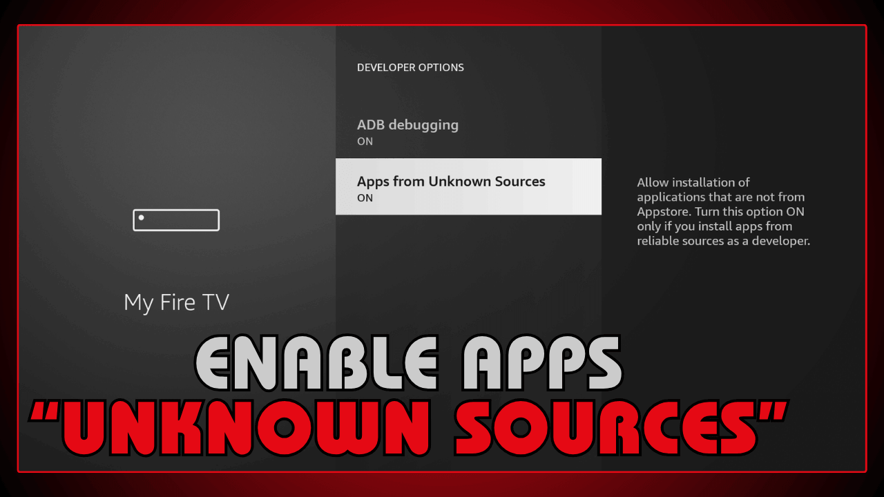 Enable Apps from Unknown Sources