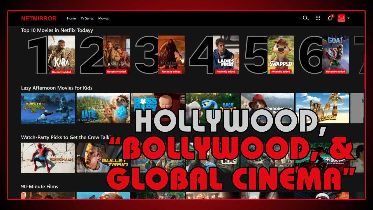 Hollywood, Bollywood, and Global Cinema