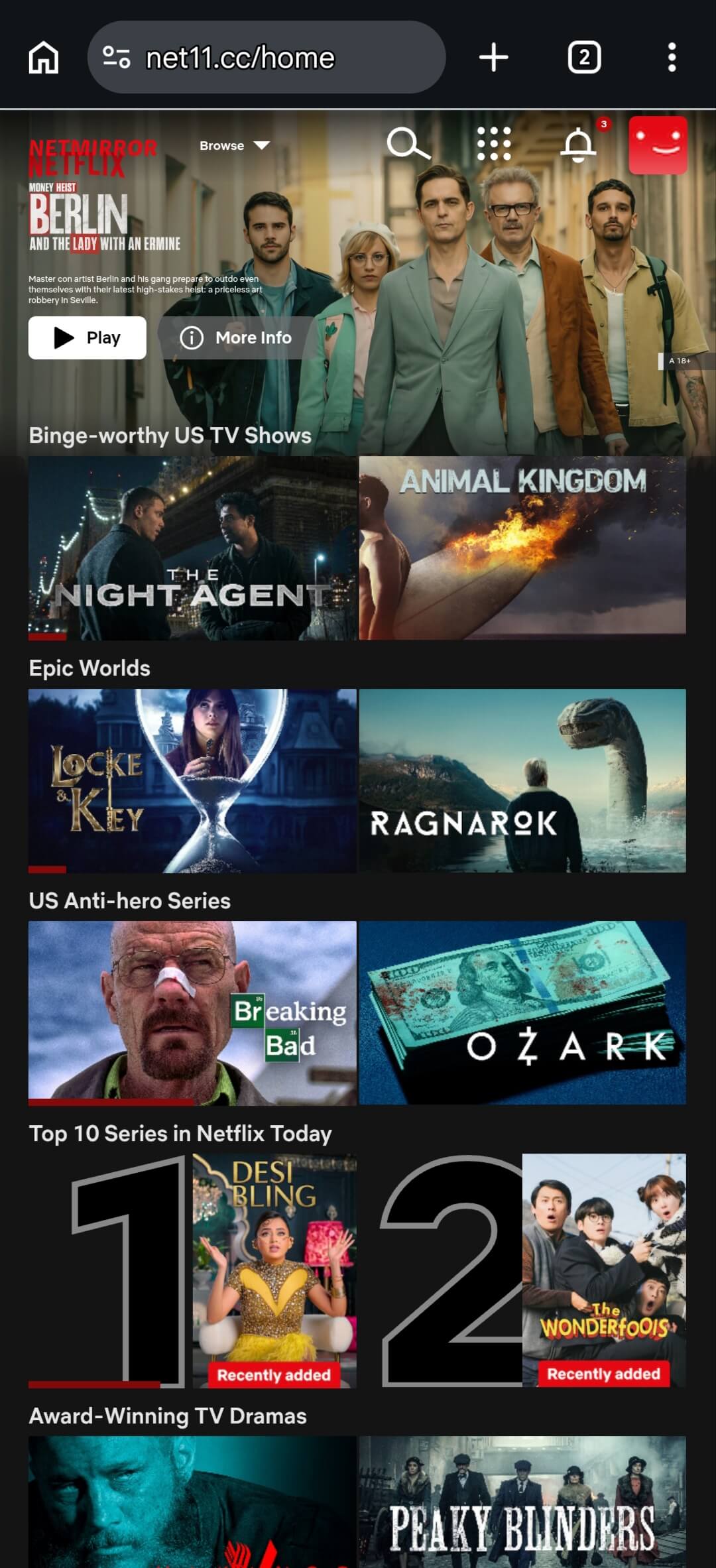 Select Content and Stream