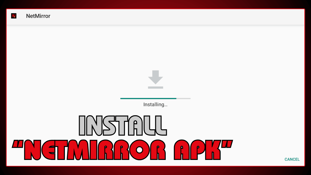 Install NetMirror APK
