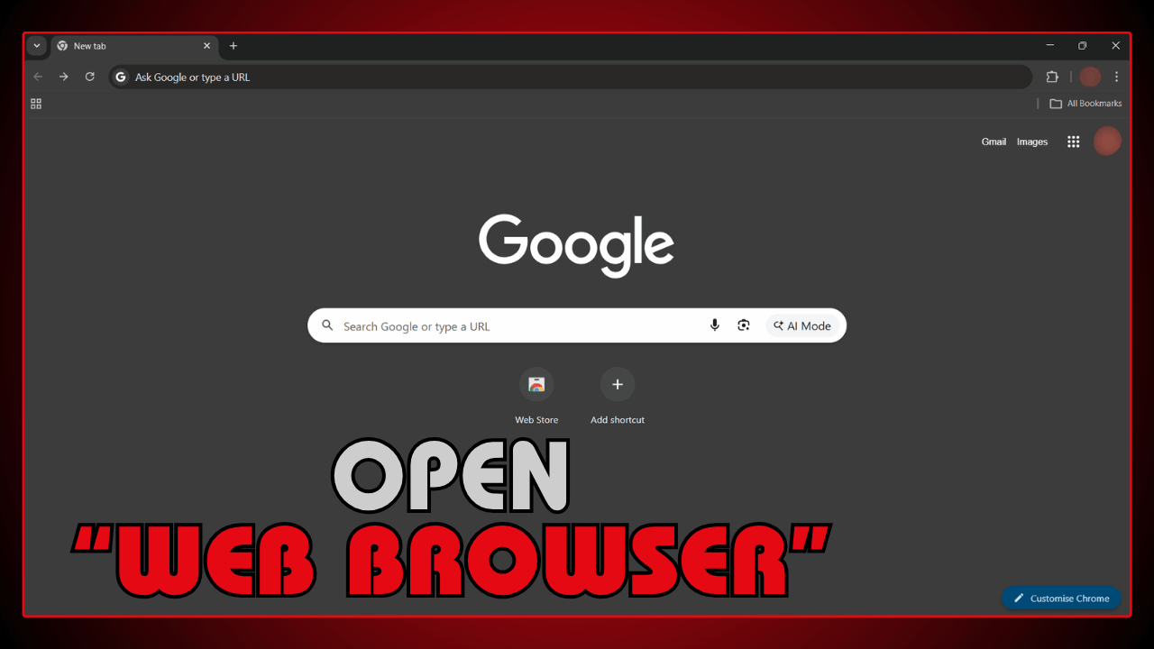 Open Web Browser