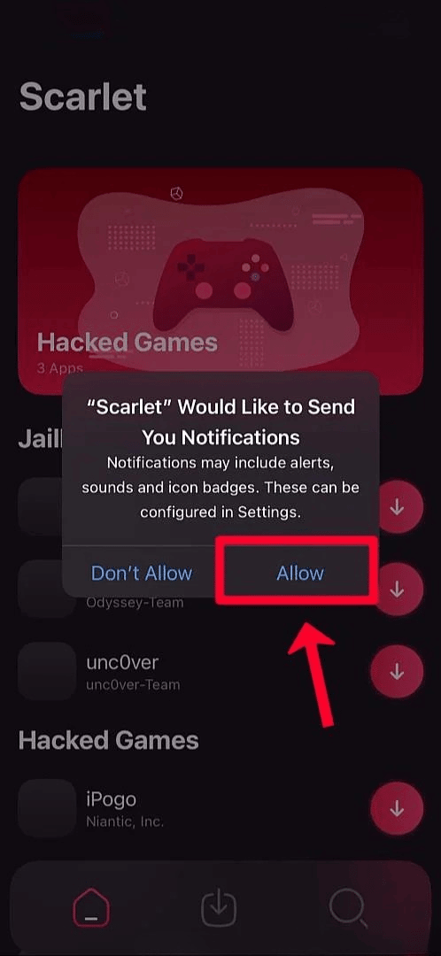Set Up Scarlet on iPhone